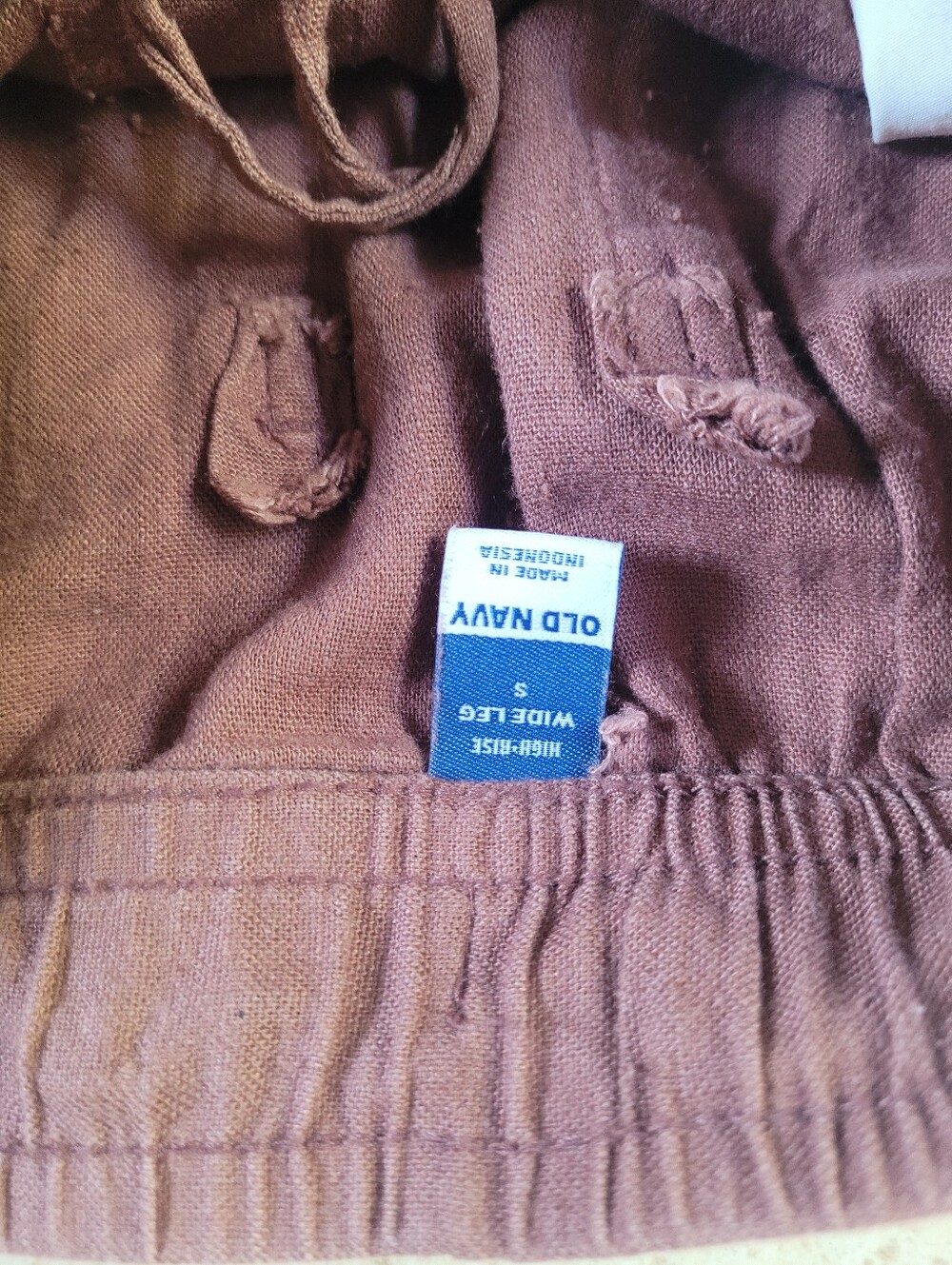 Old Navy Linen Blend Wide Leg Pants - Picture 6 of 6